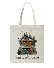 Born to tell stories Tote Bag tile