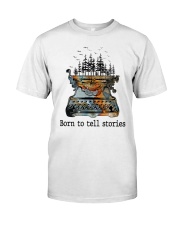 Born to tell stories Premium Fit Mens Tee tile