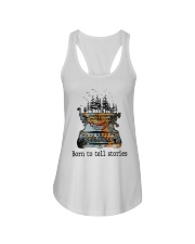 Born to tell stories Ladies Flowy Tank tile