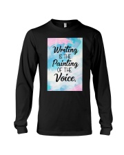 Writing is a painting of the voice Long Sleeve Tee tile