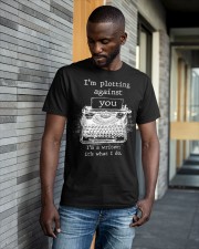 I am Plotting Against You Classic T-Shirt apparel-classic-tshirt-lifestyle-front-41-b