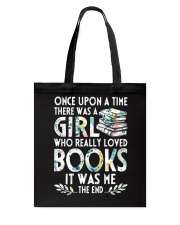 Book Lover Girl Tote Bag tile