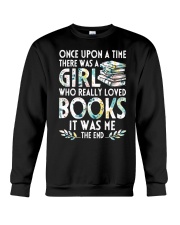 Book Lover Girl Crewneck Sweatshirt tile