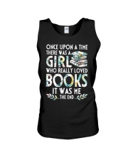 Book Lover Girl Unisex Tank tile