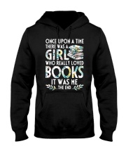 Book Lover Girl Hooded Sweatshirt tile