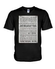 Write on V-Neck T-Shirt tile