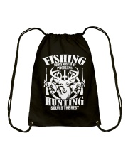 Fishing And Hunting Drawstring Bag tile