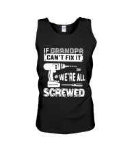 if Grandpa Can't Fix It Unisex Tank tile