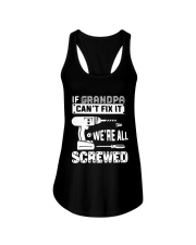 if Grandpa Can't Fix It Ladies Flowy Tank tile
