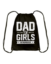 Dad Of Girls Drawstring Bag tile