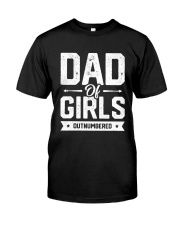 Dad Of Girls Classic T-Shirt front