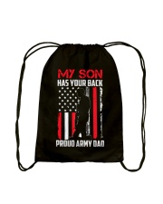 My Son Has Your Back Drawstring Bag tile