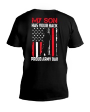 My Son Has Your Back V-Neck T-Shirt tile