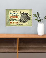 I write only bacause 17x11 Poster poster-landscape-17x11-lifestyle-24