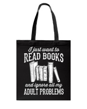 I just want to read books Tote Bag tile