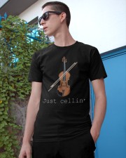 Just Cellin Classic T-Shirt apparel-classic-tshirt-lifestyle-17