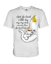 Love A Little Boy V-Neck T-Shirt tile