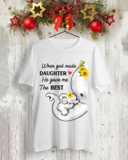 God made daughter Classic T-Shirt lifestyle-holiday-crewneck-front-2