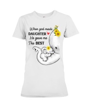 God made daughter Premium Fit Ladies Tee tile