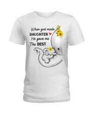 God made daughter Ladies T-Shirt tile