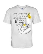 Called Mommy V-Neck T-Shirt tile