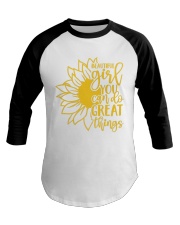 Beautiful Girl - You can do great things Baseball Tee tile