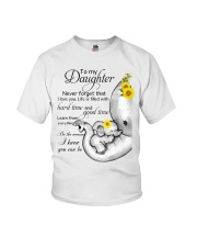 To My Daughter - I Love You Youth T-Shirt tile