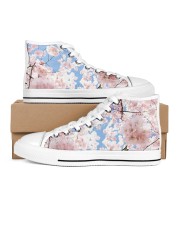 Cherry Blossom Women's High Top White Shoes thumbnail