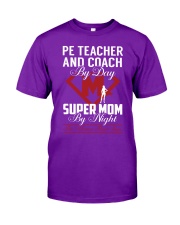 Pe Teacher And Coach - Super Mom Job Classic T-Shirt thumbnail