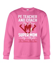 Pe Teacher And Coach - Super Mom Job Crewneck Sweatshirt thumbnail