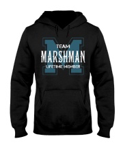 Team MARSHMAN - Lifetime Member Hooded Sweatshirt front