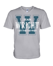 Team WRIGHT - Lifetime Member V-Neck T-Shirt thumbnail