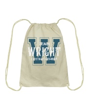 Team WRIGHT - Lifetime Member Drawstring Bag thumbnail
