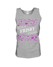 Its a FRISBY Thing - Name Shirts Unisex Tank thumbnail