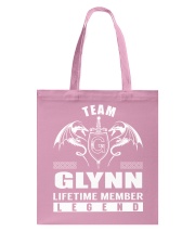 Team GLYNN Lifetime Member - Name Shirts Tote Bag thumbnail