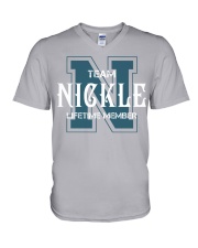 Team NICKLE - Lifetime Member V-Neck T-Shirt thumbnail