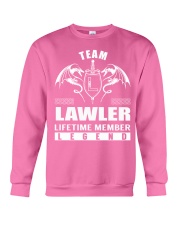Team LAWLER Lifetime Member - Name Shirts Crewneck Sweatshirt thumbnail