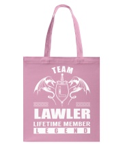 Team LAWLER Lifetime Member - Name Shirts Tote Bag thumbnail