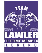 Team LAWLER Lifetime Member - Name Shirts 11x17 Poster thumbnail