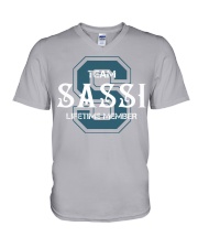 Team SASSI - Lifetime Member V-Neck T-Shirt thumbnail