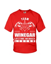 Team WINEGAR Lifetime Member - Name Shirts Youth T-Shirt thumbnail