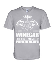 Team WINEGAR Lifetime Member - Name Shirts V-Neck T-Shirt thumbnail