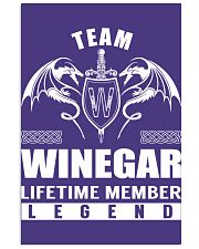 Team WINEGAR Lifetime Member - Name Shirts 11x17 Poster thumbnail