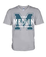 Team MEDLIN - Lifetime Member V-Neck T-Shirt thumbnail