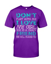 Friend - Dont Flirt Job Title Classic T-Shirt thumbnail