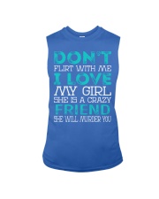 Friend - Dont Flirt Job Title Sleeveless Tee thumbnail