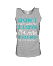 Friend - Dont Flirt Job Title Unisex Tank thumbnail