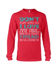 Friend - Dont Flirt Job Title Long Sleeve Tee thumbnail