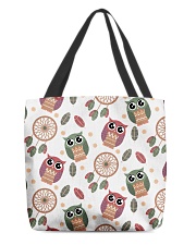 Happy Dreams with Owls All-over Tote front