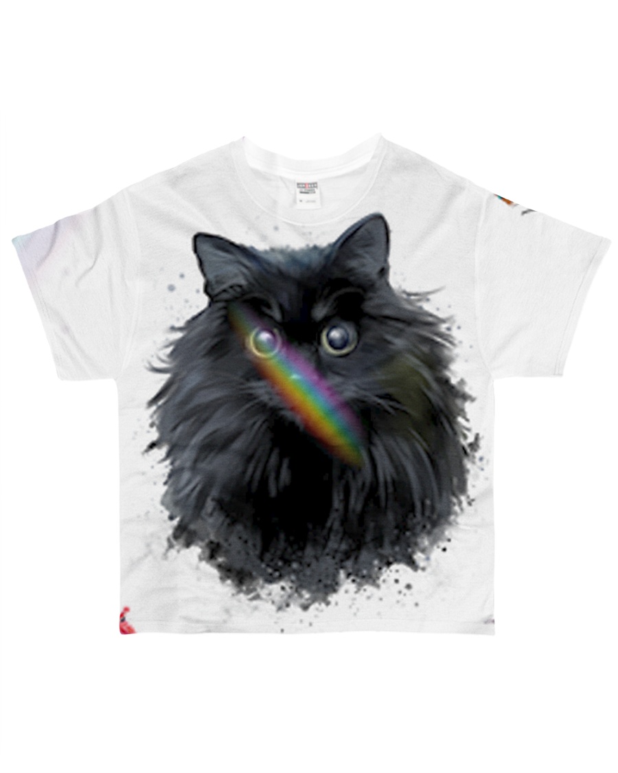 BLACK CAT All-over T-Shirt